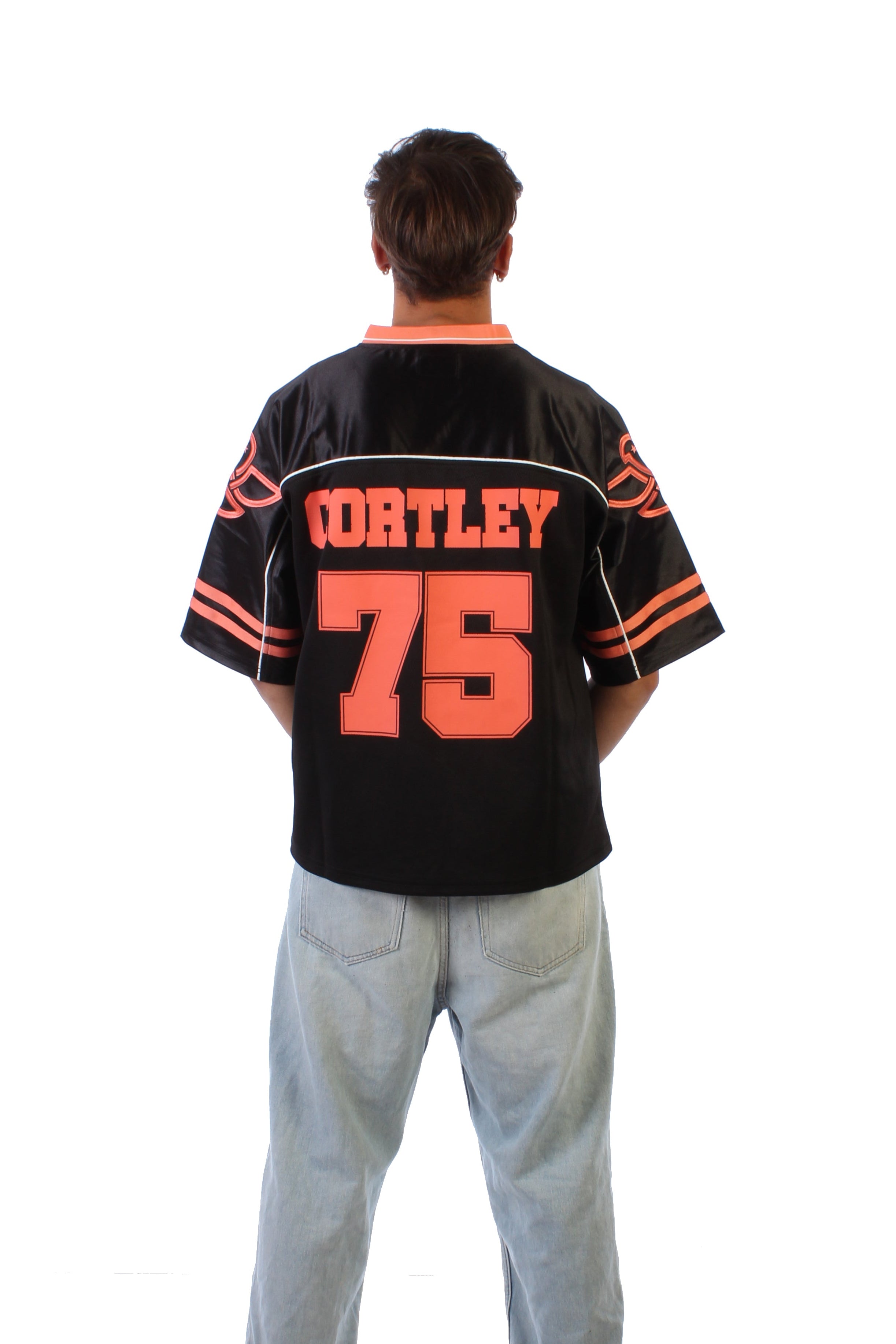 SALMON PINK JERSEY , Oversize Baggy Fit
